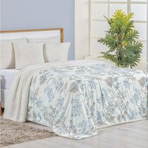 Cobertor Queen Top Line Estampado Hipercal/sherpa 1 Peça - Lince