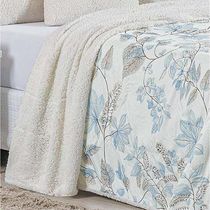 Cobertor Queen Top Line Estampado Hipercal/sherpa 1 Peça - Lince