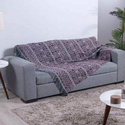 Manta Xale Rustic Jacquard 1 Pç Vermelho