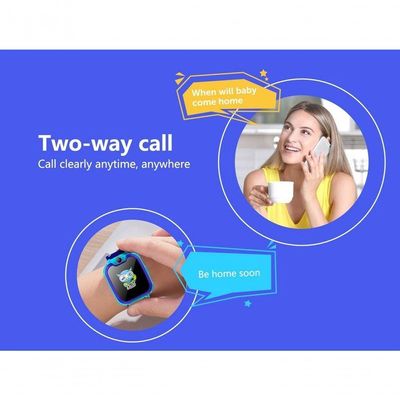 Smartwatch Infantil Smartch Mtk6261d à Prova D'água Azul Edição Padrão