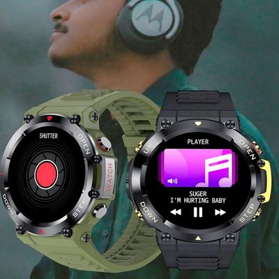 Relógio Inteligente Masculino Rastreador Bluetooth Chamada