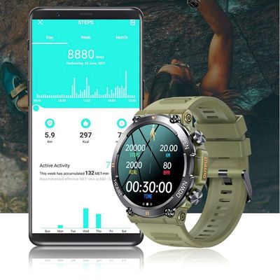 Relógio Inteligente 1.39 Bluetooth Rastreador E Saude