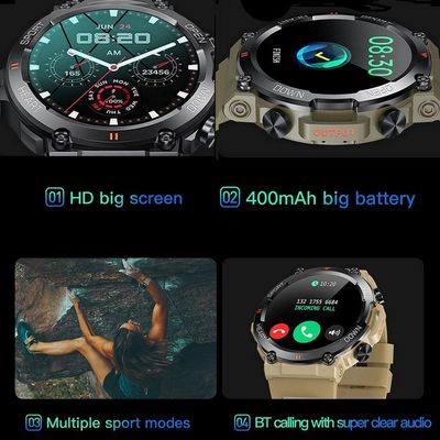 Relógio Inteligente 1.39 Bluetooth Rastreador E Saude