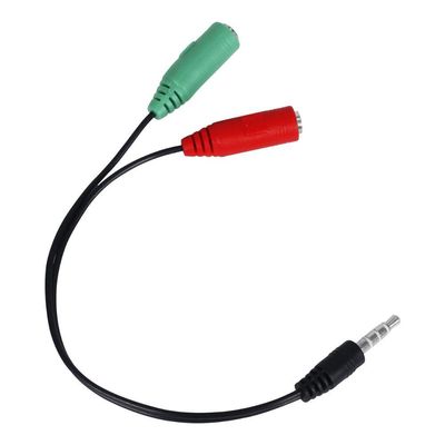 Cabo Adaptador De Fone 1 Entrada 2 Saídas