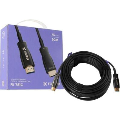 Cabo Hdmi Fibra óptica 4k Fk782c 20m Fortrek