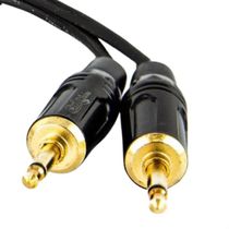 Cabo Adaptador P2 90° Graus Para 2 P2 Mono - 20 Cm