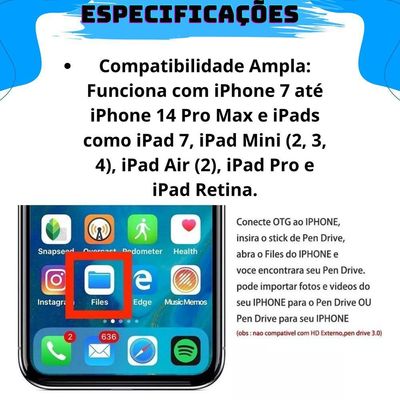 Kit 10 Cabos Otgs Usb Compatível Com Ios E Smartphone Pendrive Teclado Tipo C