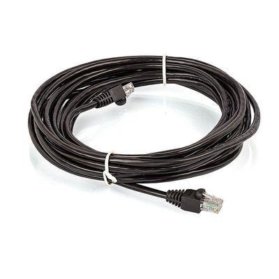 Patch Cord Cat5e Montado Preto - 90 Metros