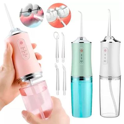 Irrigador Oral Jato D'água Higiene Bucal Sem Fio Cor:rosa
