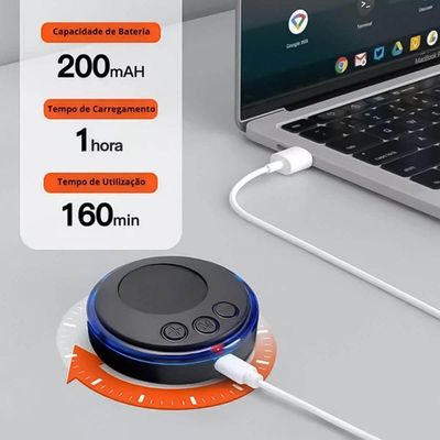 Massageador Ems Estimulação Muscular Recarregável Usb-c