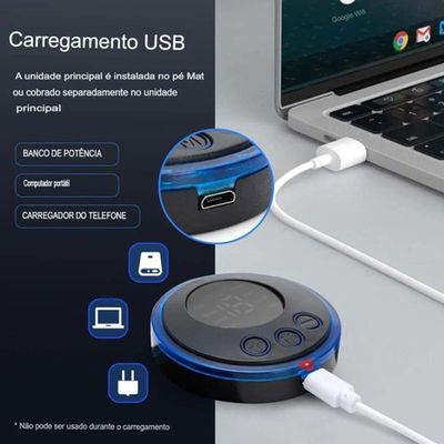 Massageador Elétrico Portátil Para O Pescoço - Alívio Cervical Com Tecnologia Ems