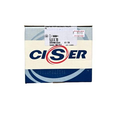 Parafuso Fixer Chato Phillips - Ciser 5,0x70 - 100 Peças