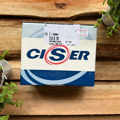 Parafuso Fixer Chato Phillips - Ciser 5,0x70 - 100 Peças