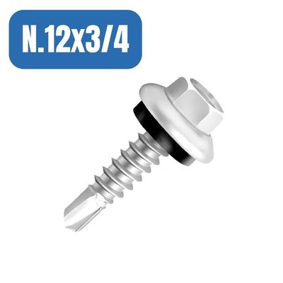 Parafuso Telha Ponta Broca Nº 12 - Ciser N.12x3/4 - 200 Peças