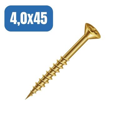 Parafuso Fixer Chato Phillips - Ciser 4,0x45 - 300 Peças