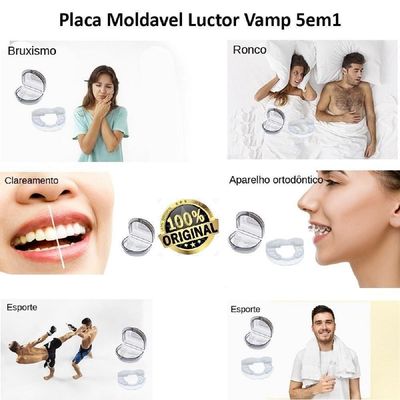 Aparelho Anti Bruxismo Clareamento Dental Anti Ronco- 5Em1