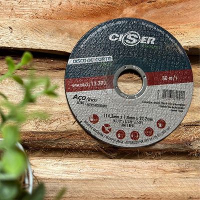 25 Discos Corte Std Aço/inox 115x1,0x22mm - Ciser
