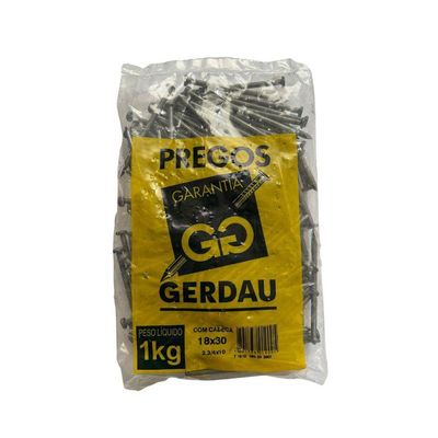 Prego 18x30 - Gerdau
