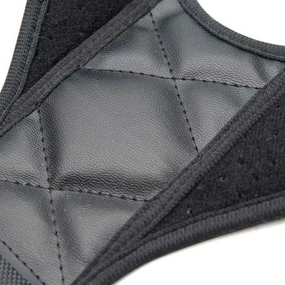 Colete Corretor Postural Sml Suporte Ajustável - Unissex Cor:preto