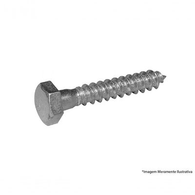 Parafuso Sext Rosca Soberba A 1/4"x40