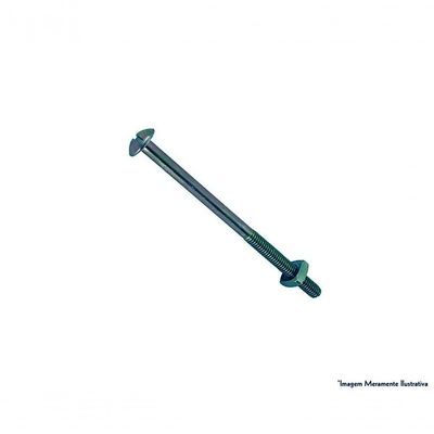 Parafuso Cama Fendado C/Porca 1/4Equot