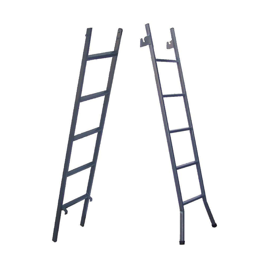 Escada Extensiva 3 Em 1 Metalon 30x20mm 5 E 10 Degraus 134cm