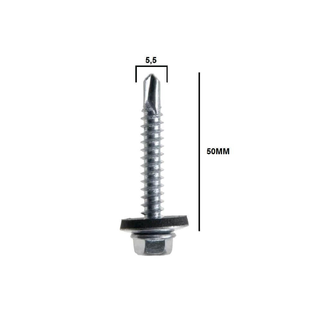 Parafuso Auto Brocante P- Metal Ponta Broca 5,5 X 2 (grande) 100 Uni Kit