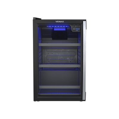 Cervejeira Expositora 100l Blue Light Porta De Vidro Invertida Expvqbl100pi 127v - Venax 127v