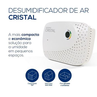 Desumidificador De Ar Desidrat Cristal Bivolt
