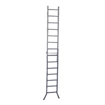 Escada Extensiva 3 Em 1 Metalon 30x20mm 7 E 14 Degraus 187cm