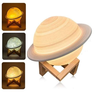 Difusor Elétrico Aromatizador Ambiente Planeta Saturno Umidificador