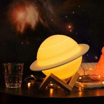 Difusor Elétrico Aromatizador Ambiente Planeta Saturno Umidificador