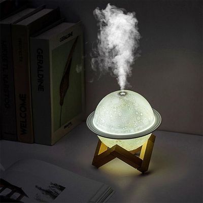 Difusor Elétrico Aromatizador Ambiente Planeta Saturno Umidificador