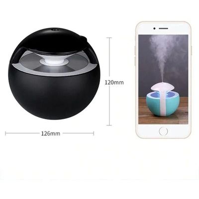 Umidificador Noturno Led Usb Exp - Preto + Florete