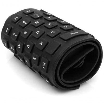 Teclado Emborrachado Resistente À Água - Preto - Borracha