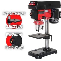 Furadeira De Bancada Kajima Fb1300 Elétrica Bivolt 1/3hp