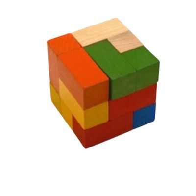Cubo De Encaixe Tangram Tridimensional - Artyara