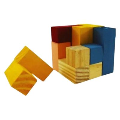Cubo De Encaixe Tangram Tridimensional - Artyara