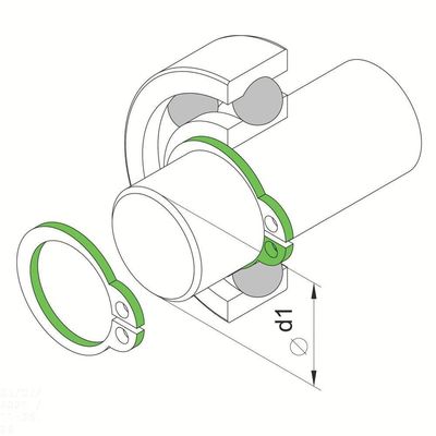 Alicate Para Anéis Externo Reto 7" Tramontina Pro Tramontina
