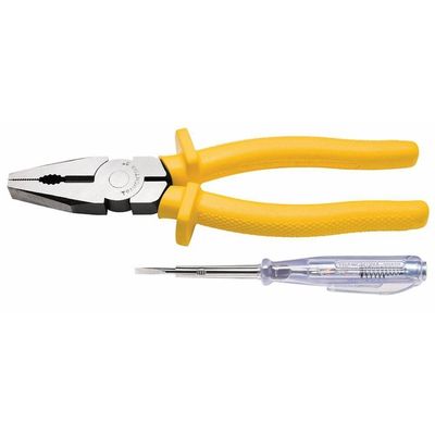 Kit Alicate 8" 1.000v E Ch. Teste 1/8x3" Tramontina