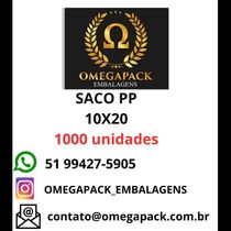 Saco Plástico Pp (polipropileno) 10x20 C/ 1000