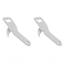 Kit 2 Abridor De Lata E Garrafa Aço Inox Resistente Grande