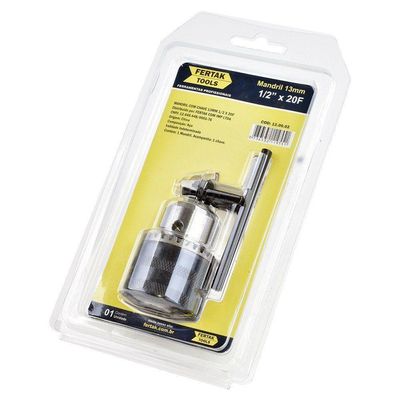 Mandril Com Chave 13 Mm - 1-2?? - Fertak