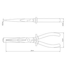 Alicate Bico Meia Cana 8" Isolado 1000 V Tramontina Tramontina
