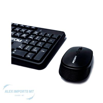 Kit Teclado E Mouse Sem Fio Hayom Tc3211 1200dpi Moderno