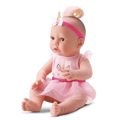 Boneca Diver New Born Unicórnio - Divertoys