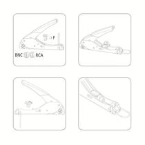 Alicate Crimpador Para Cabos Coaxiais 6" Tramontina Pro Tramontina