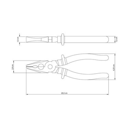 Alicate Universal Isolado 8" Tramontina