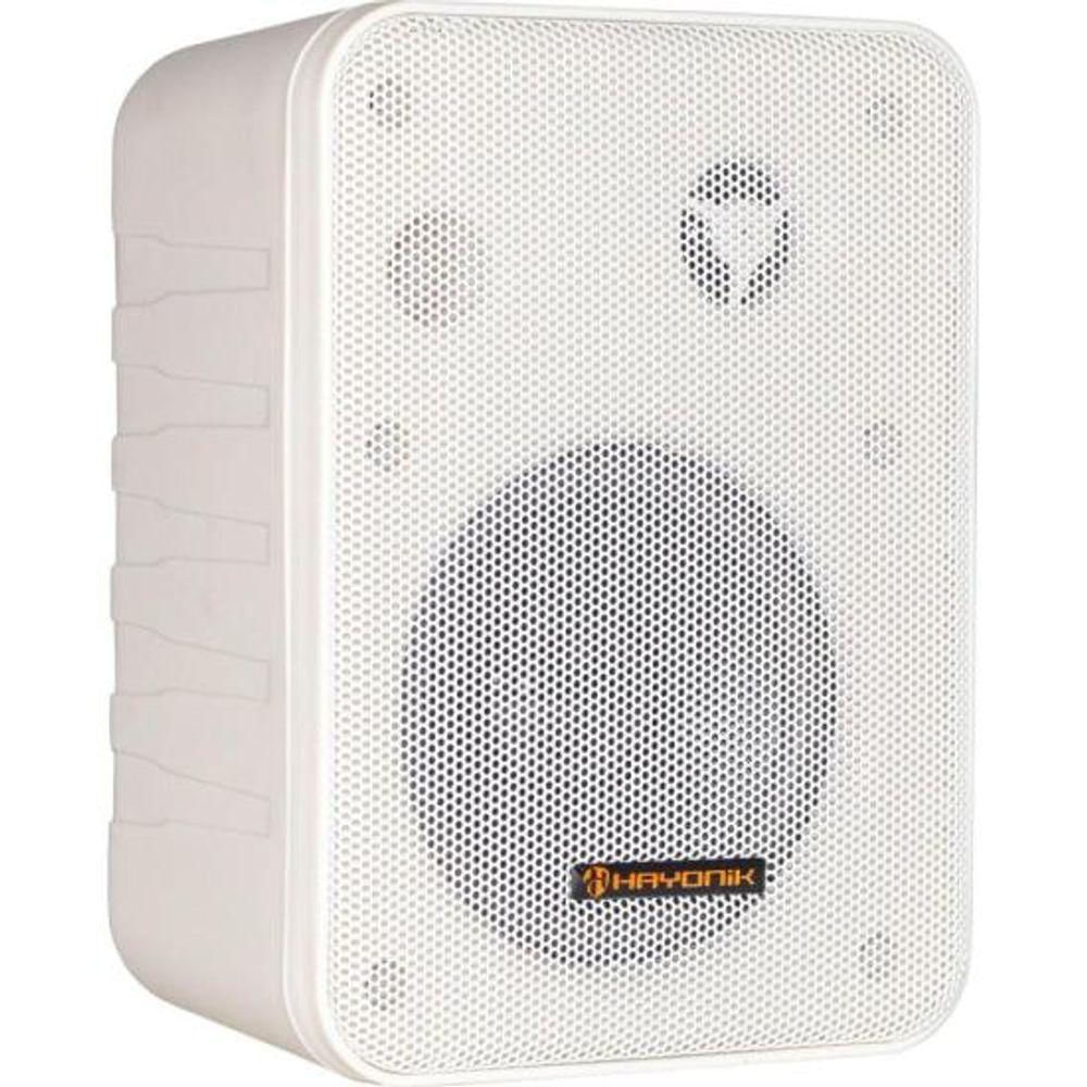 Caixa Acústica Com Trafo 210v(10w) Ambience Line Msb60nc Branca Hayonik - Par - 2
