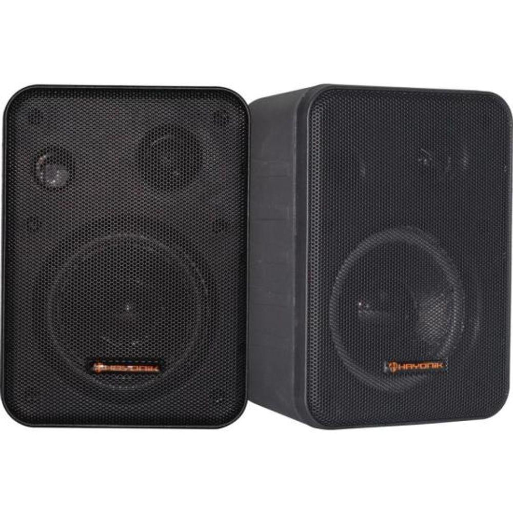 Caixa Acústica Hayonik Ambience Line 4" Msb60nc Preta - Par - 2
